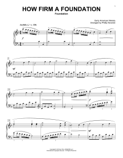 How Firm a Foundation [Classical version] von John Rippon (Download) 