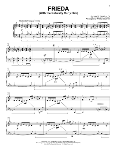 Frieda (With The Naturally Curly Hair) von Vince Guaraldi (Download) 