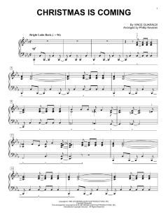 Christmas Is Coming von Vince Guaraldi (Download) 