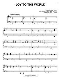 Joy To The World [Jazz version] von Isaac Watts (Download) 