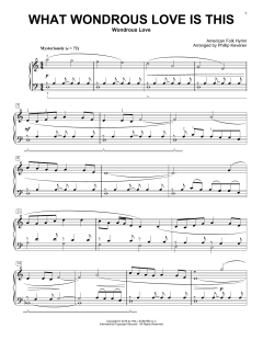 What Wondrous Love Is This von William Walker (Download) 