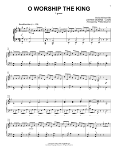 O Worship The King von Robert Grant (Download) 