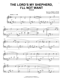 The Lord's My Shepherd, I'll Not Want von Psalm 23 (Download) 