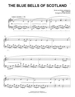 The Blue Bells Of Scotland [Classical version] von c. 1800 Mrs. Jordon (Download) 