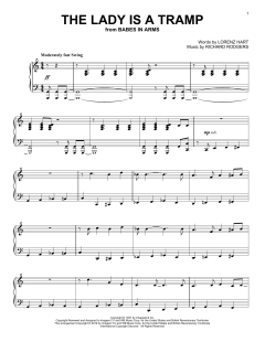 The Lady Is A Tramp von Lorenz Hart (Download) 