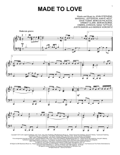 Made To Love von John Legend (Download) 