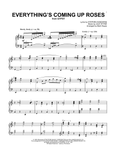 Everything's Coming Up Roses von Jule Styne (Download) 
