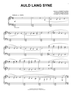Auld Lang Syne von Robert Burns (Download) 