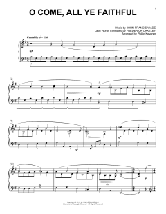 O Come, All Ye Faithful [Classical version] von Frederick Oakeley (Download) 