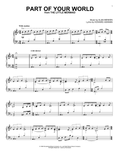 Part Of Your World von Howard Ashman (Download) 