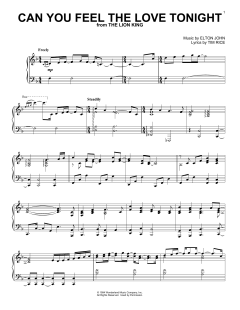 Can You Feel The Love Tonight von Elton John (Download) 