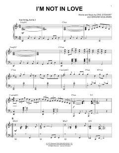 I'm Not In Love [Jazz version] von 10CC (Download) 