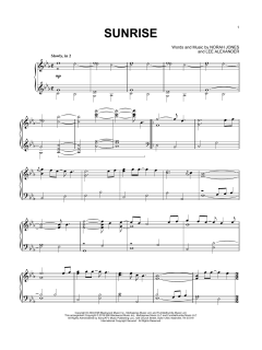 Sunrise von Norah Jones (Download) 