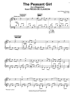 The Peasant Girl (La Villageoise) von Jean-Philippe Rameau (Download) 
