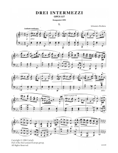 Intermezzo in E Flat Major Op. 117 No. 1 (Download) 