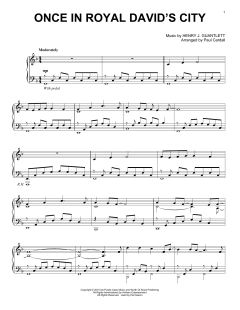 Once In Royal David's City von Cecil F. Alexander (Download) 