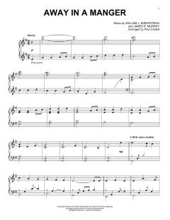 Away In A Manger von James R. Murray (Download) 