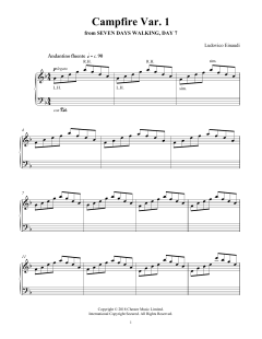 Campfire Var. 1 von Ludovico Einaudi (Download) 