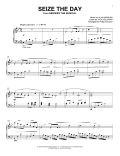 Seize The Day [Classical version] von Alan Menken (Download) 