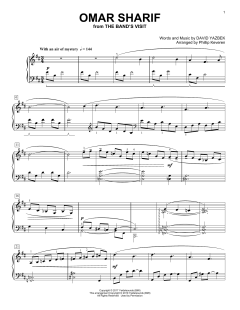 Omar Sharif [Classical version] von David Yazbek (Download) 