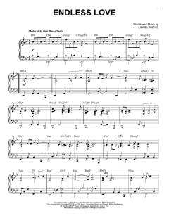 Endless Love [Jazz version] von Lionel Richie (Download) 