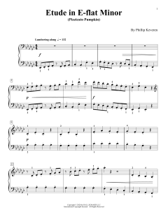 Etude In E-Flat Minor (Pizzicato Pumpkin) (Download) 