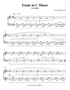 Etude In C Minor (Graylight) (Download) 
