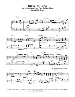 Bill's Hit Tune von Bill Evans (Download) 