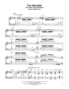 For Nenette von Bill Evans (Download) 