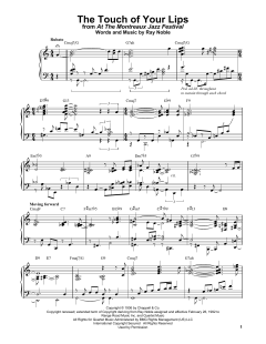The Touch Of Your Lips von Bill Evans (Download) 