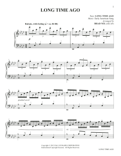Long Time Ago von Early American Song (Download) 