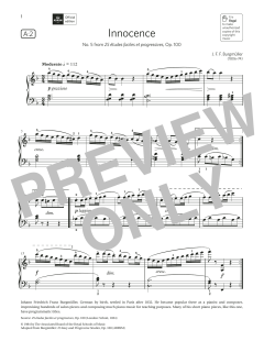 Innocence (Grade 3, list A2, from the ABRSM Piano Syllabus 2021 & 2022) (Download) 