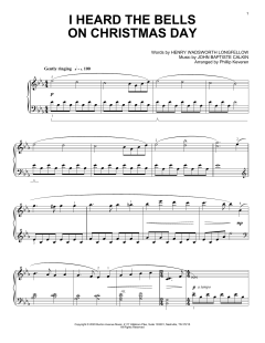 I Heard The Bells On Christmas Day von John Baptiste Calkin (Download) 