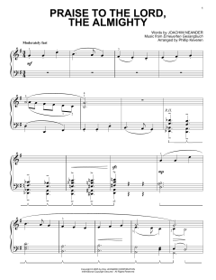 Praise To The Lord, The Almighty [Jazz version] von Joachim Neander (Download) 
