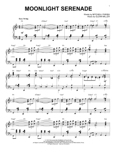 Moonlight Serenade [Jazz version] von Mitchell Parish (Download) 