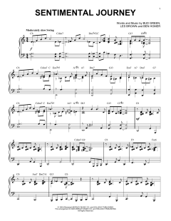 Sentimental Journey [Jazz version] von Bud Green (Download) 