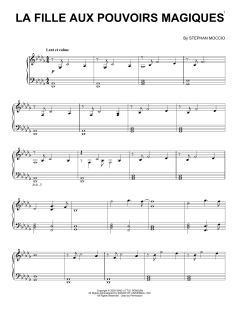 La Fille Aux Pouvoirs Magiques von Stephan Moccio (Download) 