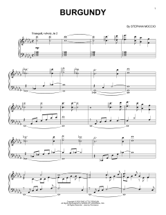 Burgundy von Stephan Moccio (Download) 