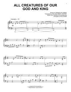 All Creatures Of Our God And King von Paul Cardall (Download) 