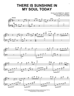 There Is Sunshine In My Soul Today von Paul Cardall (Download) 
