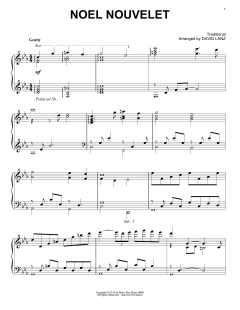 Noel Nouvelet von David Lanz (Download) 