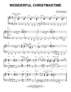 Wonderful Christmastime [Jazz version] von Paul McCartney (Download) 