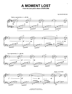 A Moment Lost von David Nevue (Download) 