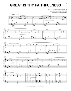 Great Is Thy Faithfulness von Thomas O. Chisholm (Download) 