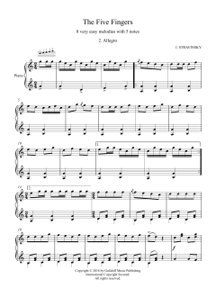 Five Fingers: 2. Allegro von Igor Stravinsky (Download) 