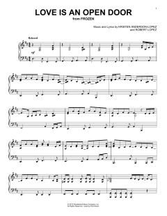 Love Is An Open Door von Robert Lopez (Download) 
