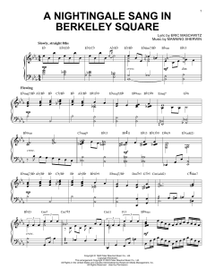A Nightingale Sang In Berkeley Square [Jazz version] von Manhattan Transfer (Download) 