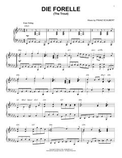 Die Forelle [Jazz version] von Franz Schubert (Download) 