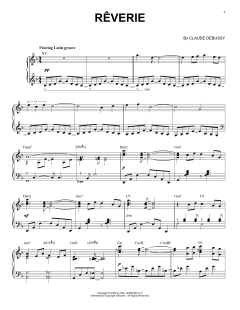 Reverie [Jazz version] von Claude Debussy (Download) 