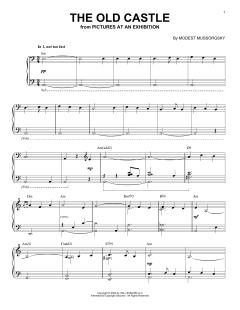 The Old Castle [Jazz version] von Modest Mussorgsky (Download) 